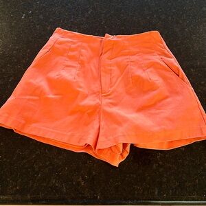 NWT Do+Be Orange High Waisted Shorts Sz Medium